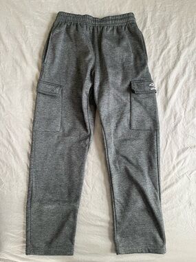 Umbro Men's Charcoal Gray Cargo Sweatpants